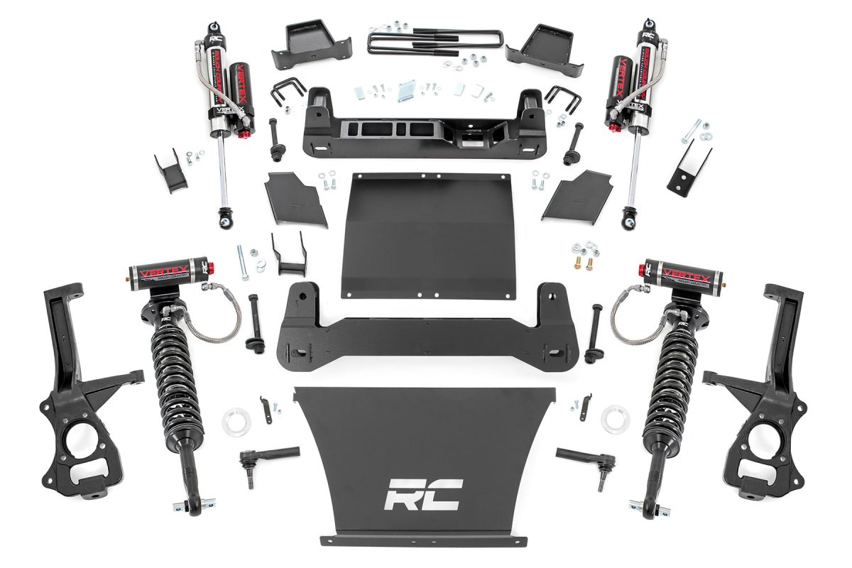 GMC Sierra 1500 Suspension Lift Kit - Front + Rear - Rough Country - 4 Inch Lift Kit | Vertex - '19-'24